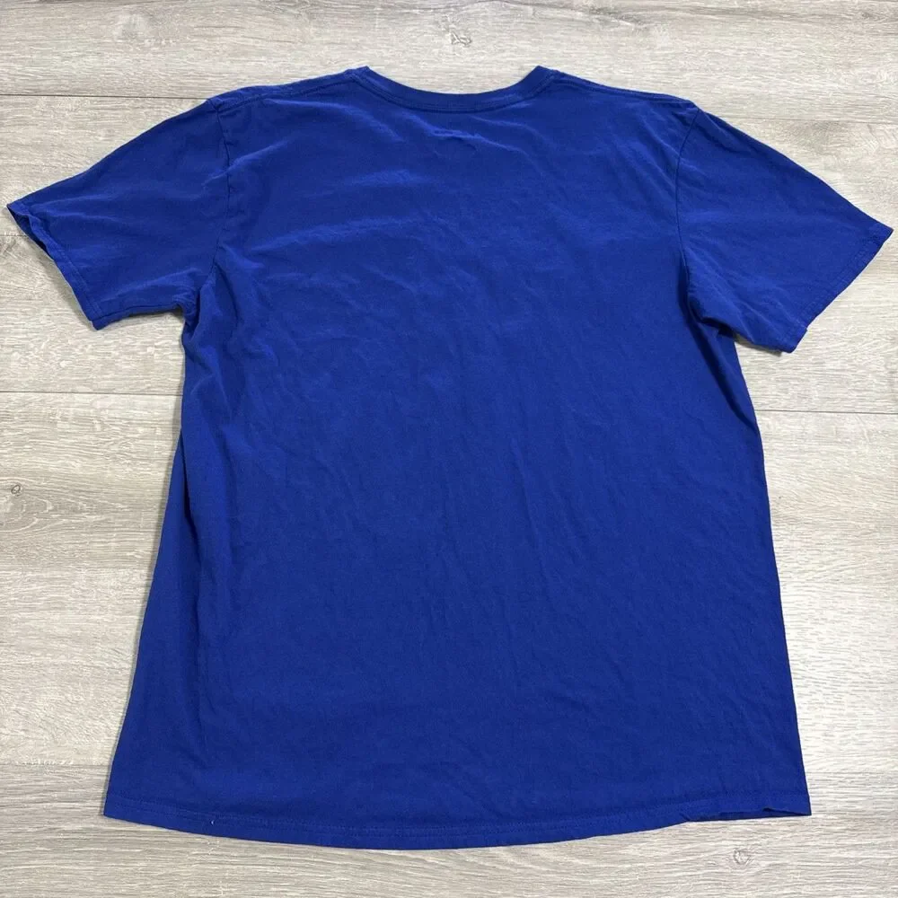 New York Mets Shirt 2022 Postseason October Rise MLB Blue Men's Large Tee